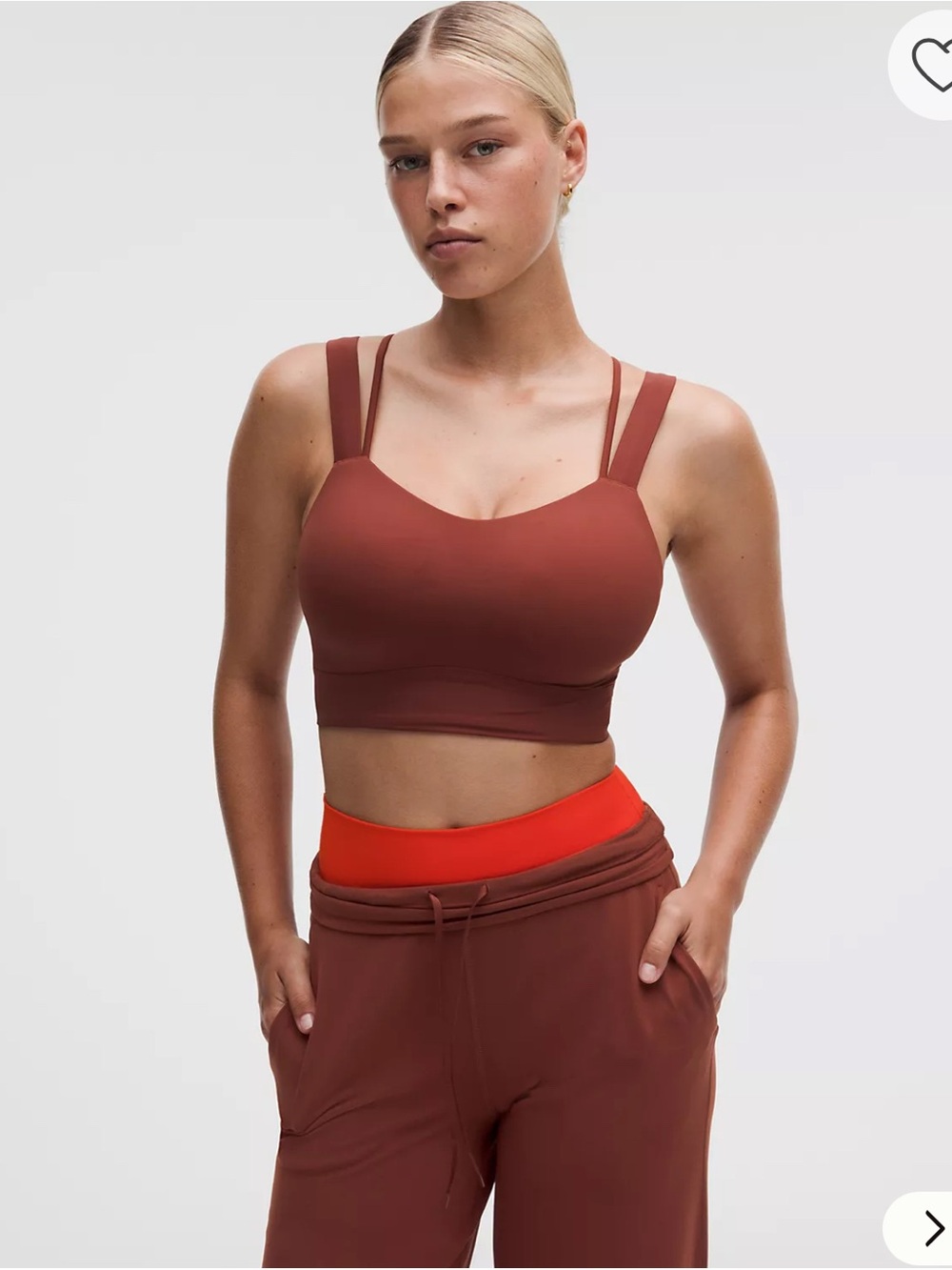 Lululemon Like a Cloud Longline Bra
Light Support, D/DD Cup // Size 14